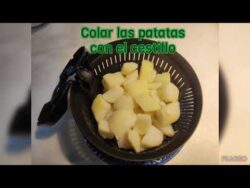 Patatas revolconas con pulpo con Thermomix