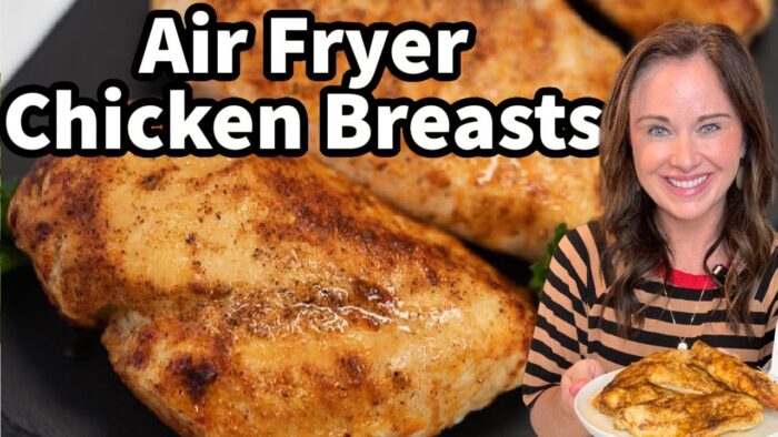 Pechugas de pollo fáciles de preparar entre semana en freidora de aire
