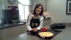 Quiche de espinacas,queso de cabra y cebolla caramelizada en thermomix