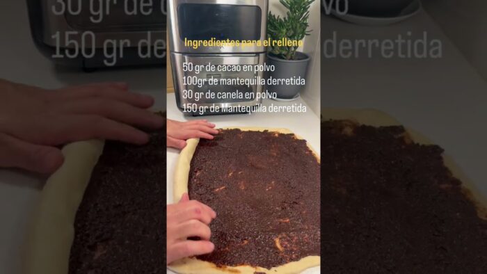 RECETA DE ROLS DE CHOCOLATE Y CANELA EN FREIDORA DE AIRE MAX EDITION DE KITCHEN IT
