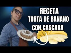 🍌 RECETA: Torta de Banana con CÁSCARA en #freidoradeaire  ♻️🔥#airfryer