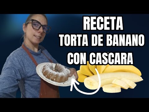 🍌 RECETA: Torta de Banana con CÁSCARA en #freidoradeaire  ♻️🔥#airfryer
