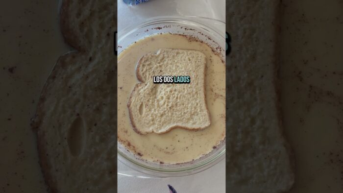 Receta de pan francés en freidora de aire 🥣 #shortsvideo #recetas  #gdl #freidoradeaire #freidora