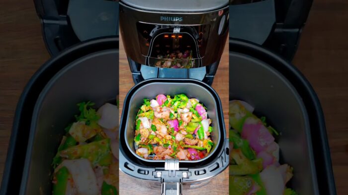 Receta de pollo al chile en freidora de aire 🍗 #arzina