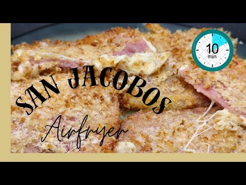 ✨ SAN JACOBOS EN FREIDORA DE AIRE. Una receta lista en 1️⃣0️⃣ min.❗