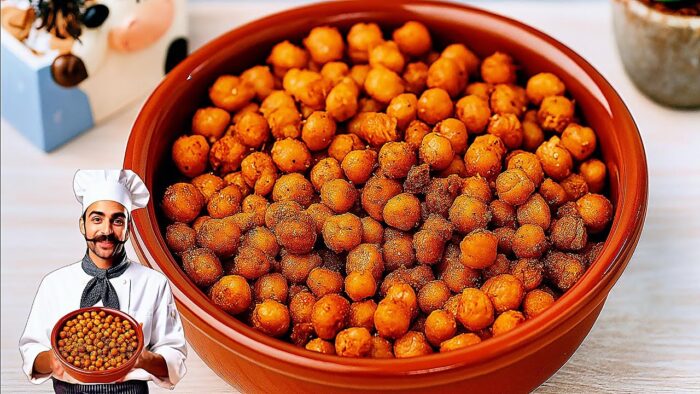 SNACK SALUDABLE en 10 MINUTOS 🕒 Garbanzos Especiados en Freidora de Aire