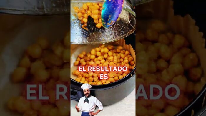 SNACK de GARBANZOS en Freidora de Aire 🤤 ¡Más ADICTIVO que las Patatas Fritas!