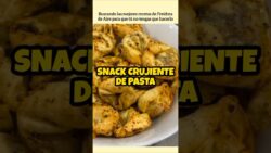 Snack Crujiente de Pasta en Airfryer | FREIDORA DE AIRE FÁCIL