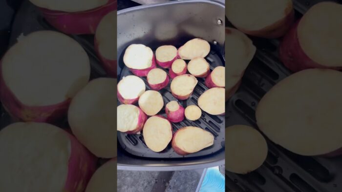 «Sweet Potato Vrat Snack in Airfryer | Upvas Special | No Oil Fasting Recipe 🍠 #EkadashiSpecial”
