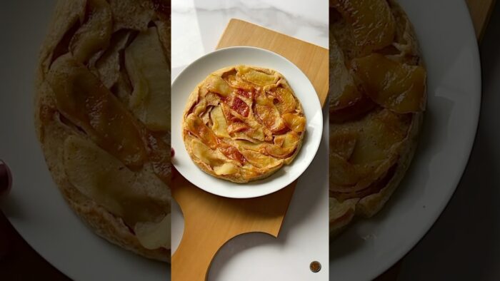 Tarta de Manzana 🍎 🍏 NO NECESITAS horno ni freidora de aire 😀•Atte: Estef ✨#recetas