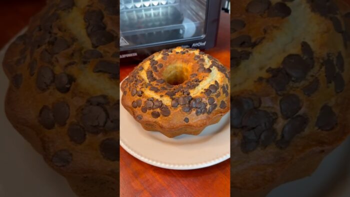 Torta de banana en freidora de aire