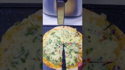 Tortilla Wrap Pizza! Easy and Healthy #shorts #airfryerrecipes