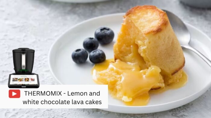 Tortitas de lava de limón y chocolate blanco – Thermomix