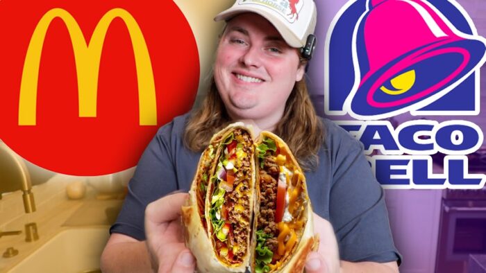 Wrap crujiente de Big Mac