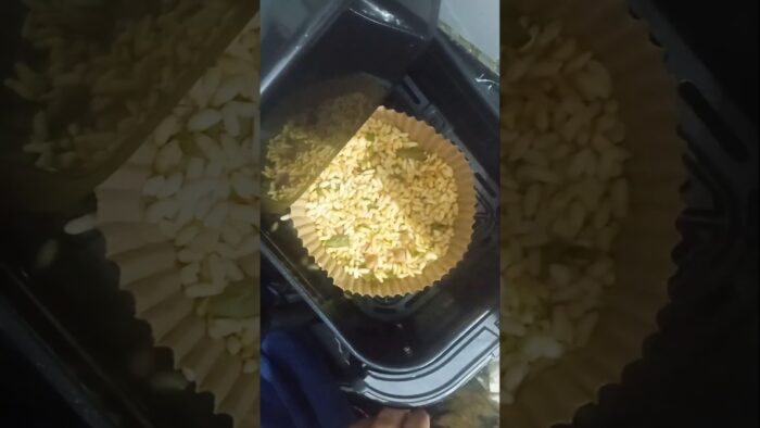 air fryer crispy murmure recipe /#trending #ytshorts #ytstudio #subscribe #short #delicious