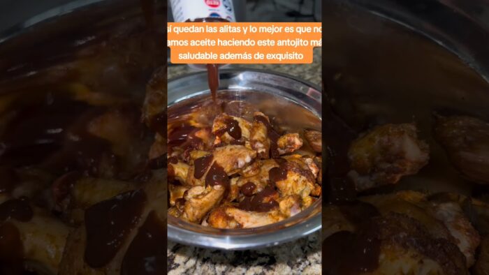 alitas en freidora de aire, pide la tuya en el enlace del perfil #freidoradeaire #cocinarsingrasa