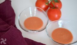 Gazpacho sin pimiento y con tomates secos