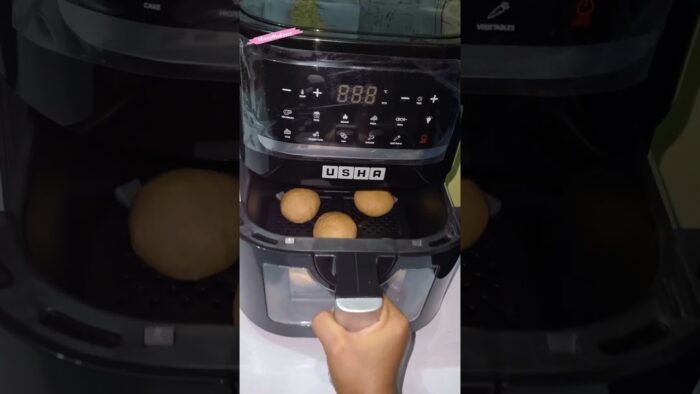 l litti in air fryer l #yt #food #recipe #littichokha #airfryer #viral#shorts