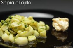 Sepia al ajillo