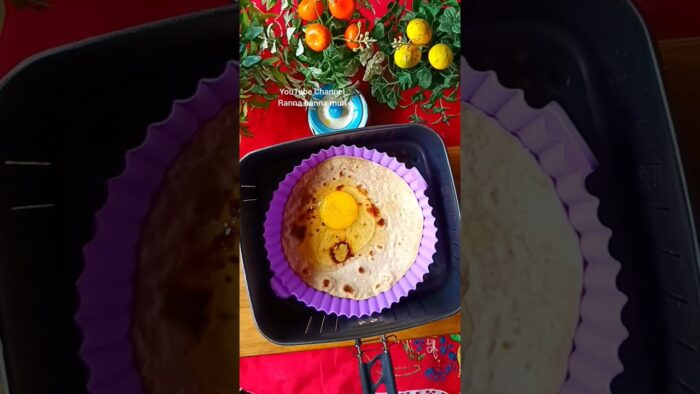 #shorts Huevo Roti en freidora de aire para mi hijo😋#youtubeshorts