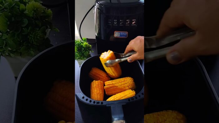 sweet corn recipe in air fryer #shorts #sweetcornrecipes#helthyfood #shortvideo #viralvideo #ytshor