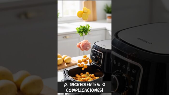 ¡3 ingredientes y tu freidora de aire! 😱 Delicioso y sin esfuerzo