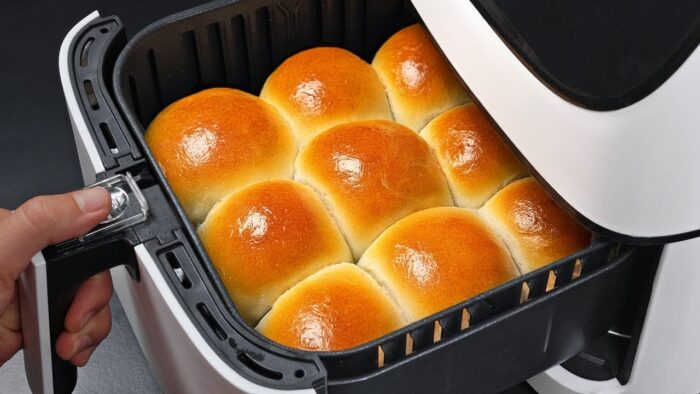 ¡Este PAN en la freidora de aire se ha vuelto viral! ¡Todos están probando la receta y les encanta!