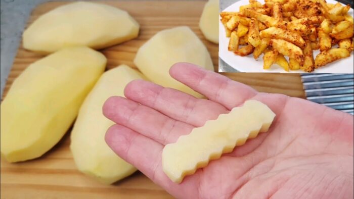 ¡RECETA DEFINITIVA de PATATAS CRUJIENTES en FREIDORA DE AIRE! NO LAS VOLVERÁS A COMER DE OTRA MANERA