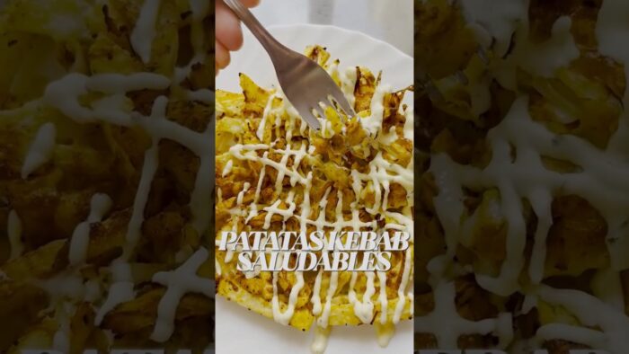 🍟 ¿Patatas estilo KEBAB saludables y en versión exprés? Aquí lo tienes 👇