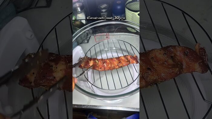 ซี่โครงย่าง 30฿ #cooking #food #colonelkkjϟ #airfryer #recipe #thaifood #onlyߙjesus #rㅤgm #egg