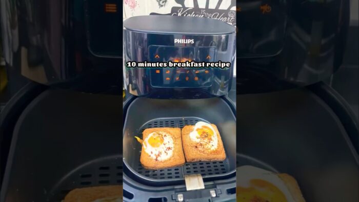 10 Minutes Breakfast Egg Toast Recipe in Air Fryer #airfryer #eggtoast #breakfast
