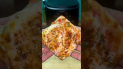 Air Fryer Bread Pizza | 5 minutes Recipe 🍕🔥#breadpizza #shorts #airfryerrecipes
