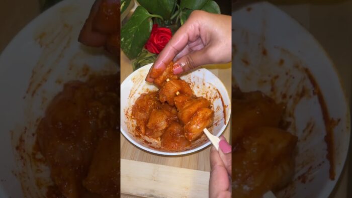 Air Fryer Chicken Tikka | Healthy, Juicy & Easy! #airfryer #chickentikka #easyrecipes#trending