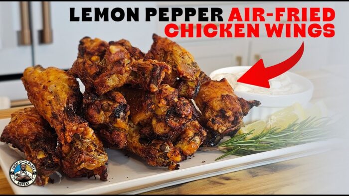 Air Fryer Fried Chicken – Lemon Pepper Fried Chicken Wing Recipe