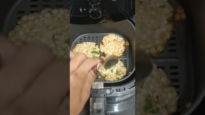 Air Fryer Sabudana Vada Recipe – Healthy & Tasty Fasting उपवासासाठी हेल्दी साबुदाणा वडा एअर फ्रायर