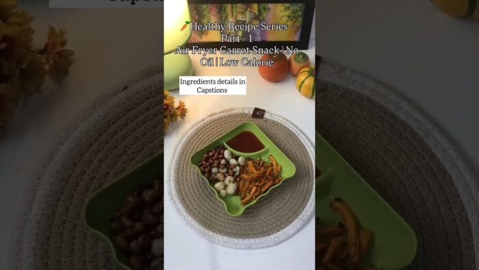 Air fryer carrot snack🥕🥕 |#healthyrecipe#airfryerrecipes#healthyfood#explorepage#recipe#easyrecipes
