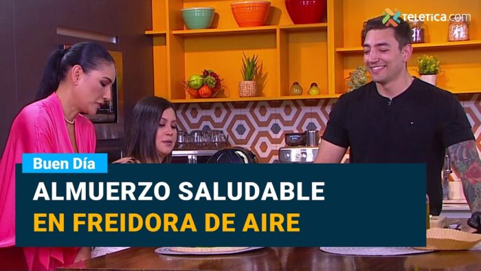 Almuerzo saludable en freidora de aire