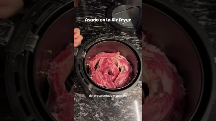 Asado en la Air Frier. Tienen mas recetas para Air Fryer? #airfryer #asado #airfryerrecipes