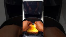BEST Egg on Toast in Air Fryer #shorts #breakfast #egg #airfryer