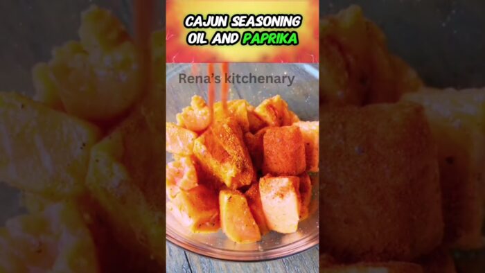 Bocados de salmón cajún Bang Bang en freidora de aire 🍣 | Receta fácil y crujiente de salmón con …