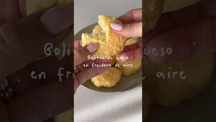 Bolitas de queso en freidora de aire #recetas #recetasfaciles #receta