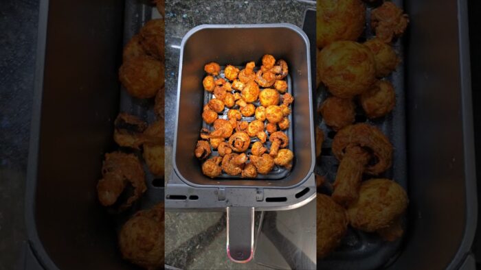 Button Mushrooms Air-Fryer Recipe