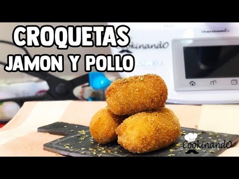 CROQUETAS CASERAS DE JAMON Y POLLO THERMOMIX