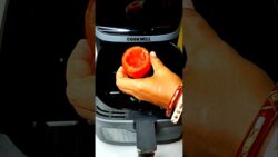 Cheesy Tomato Snacks in Air Fryer 🥰#shorts #reels #recipe#snacks #viral#trending #yt#ytshorts #food