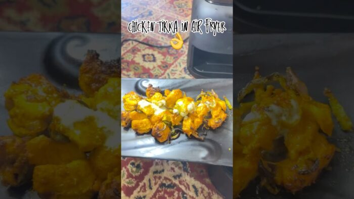 Chicken tikka in airfryer#airfryerrecipes #airfryer #shortsviral #chickendishes #recipe #shortvideo