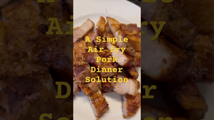 Crispy Air Fryer Pork Belly – Easy & Delicious!