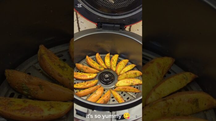 Crispy Air Fryer Potato Wedges | Asaan aur Mazedaar Snack Recipe 🍟🔥#shorts#quick recipe # healthy