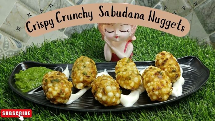 Crispy Crunchy Gluten-Free Sabudana Nuggets | Fried & Air-Fried Recipe