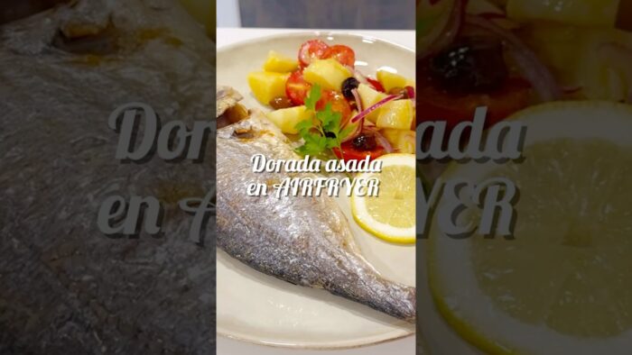 Doradas en freidora de aire 🥰 #youtubeshorts #receta #dorada