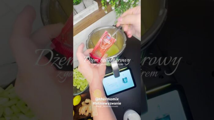 Dżem rabarbarowy w Thermomix TM7